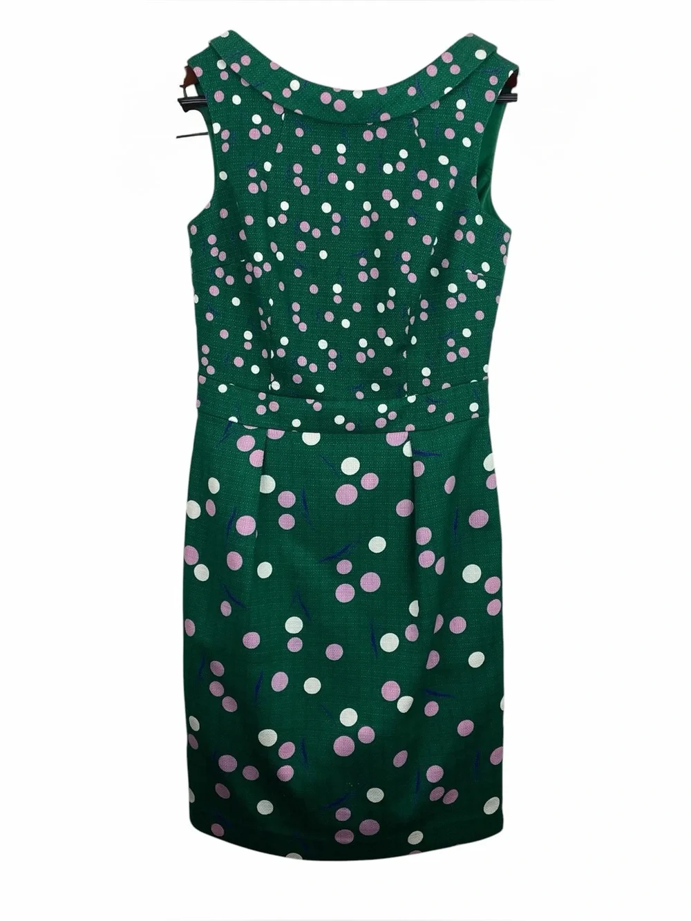boden green and pink dress Boden Women's Ava Linen Blend Midi Dress